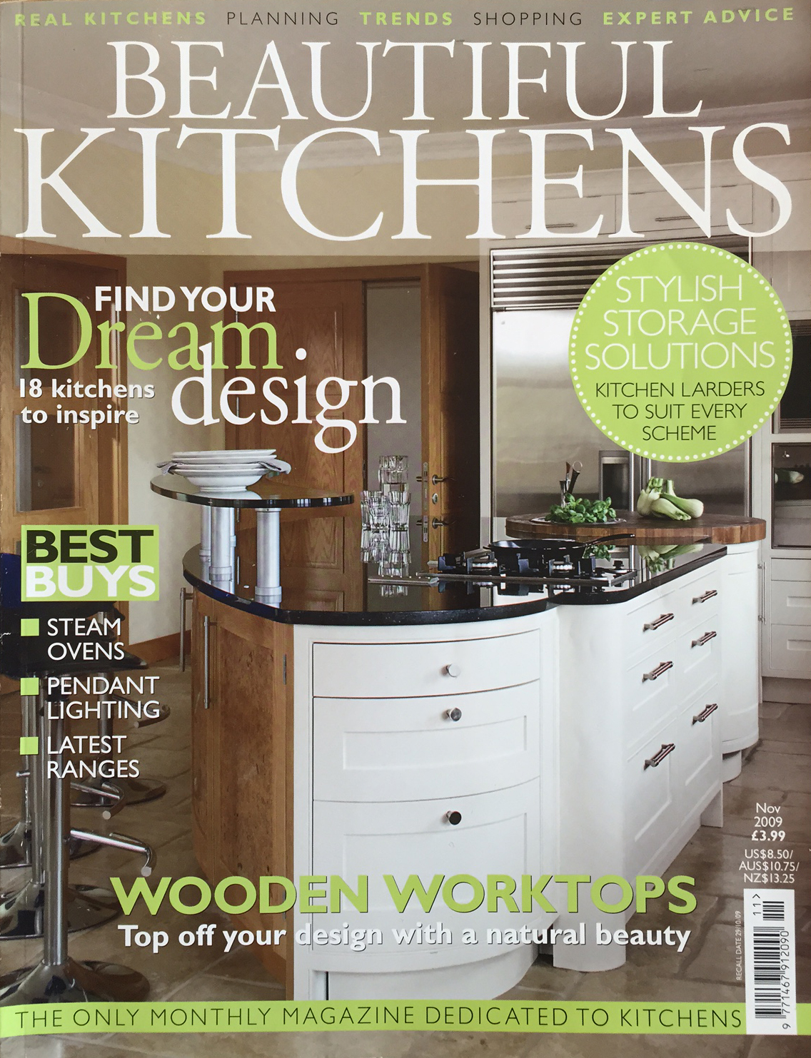 Ensoul in Beautiful Kitchens magazine
